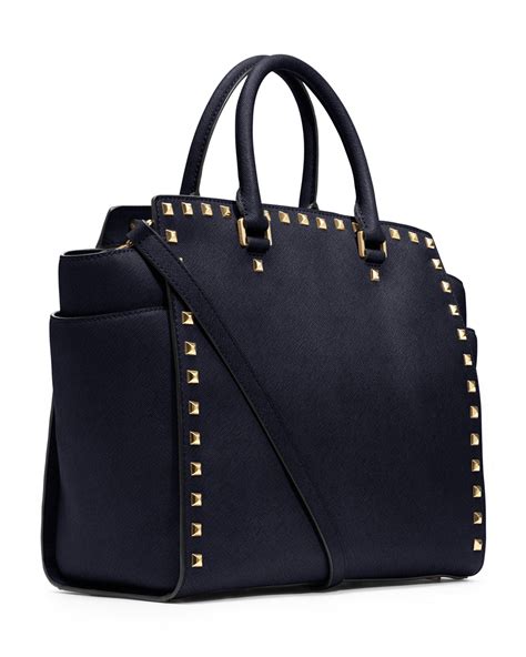 michael kors selma tote bag large|Michael Kors selma studded.